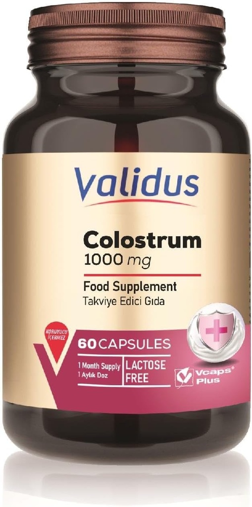 VALIDUS Colostrum 1000 mg 60 Capsules