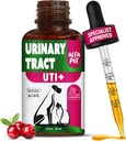 Сat Urinary Tract Infection Treatment with Cranberry – Dog UTI Treatment to Care for Bladder – Cat UTI Treatment for Kidneys – Preventive Support for Renal Health in Drops – 2 Oz