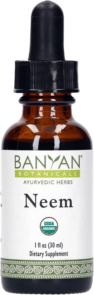 Banyan Botanicals Neem Liquid Extract - Certified Organic, 1 oz