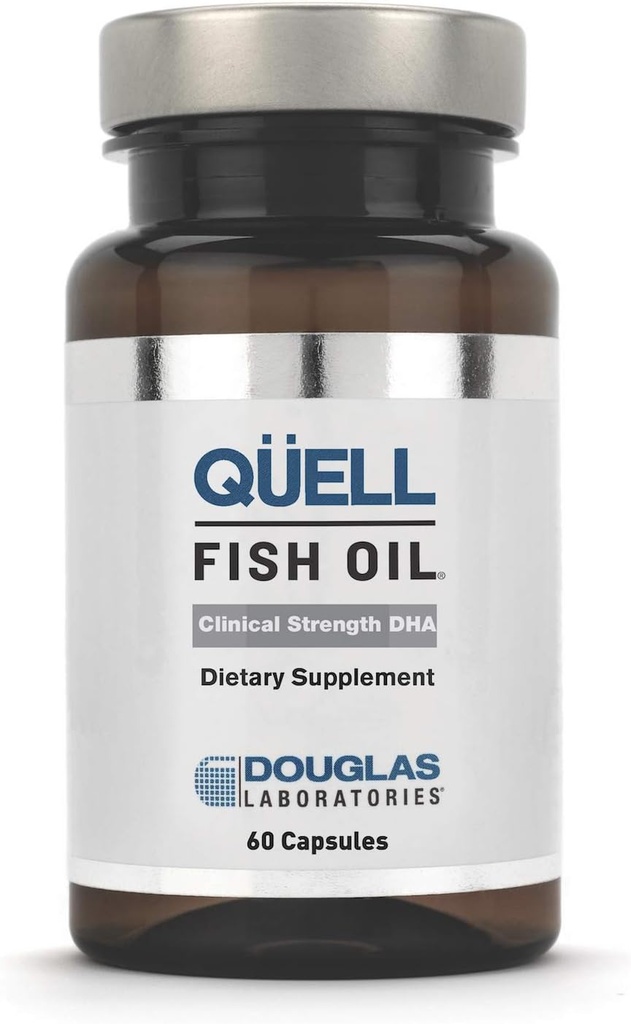 Douglas Laboratories - Quell Fish Oil Clinical Strength DHA - Essential Omega 3 Fatty Acids to Support Cardiovascular, Cognitive and General Health - 60 Softgels
