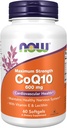 NOW Foods Supplements, CoQ10 600 mg, Maximum Strength with Vitamin E & Lecithin, 60 Softgels