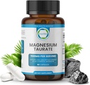 Natural Magnesium Taurate Supplement 1500 mg with 90 Capsules - 30 Days Supply for Sleep Support, Heart Health, Relaxation, Blood Pressure Balance, and Energy Boost