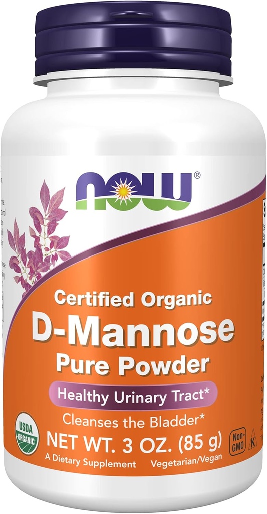 Now Foods, D-Mannose Pure Powder, 3 oz (85 g)