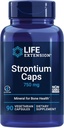 Life Extension Strontium Caps, Trace Mineral for Advanced Bone Health Support, Gluten Free, Non-GMO, Vegetarian, 90 Capsules