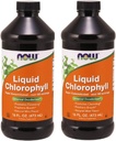 Now Foods Chlorophyll & Mint, 16 OZ LIQUID (Pack of 2)