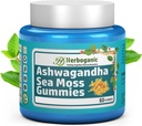 HERBOGANIC Ashwagandha Sea Moss Gummies - 60 Count