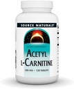 Source Naturals Acetyl L-Carnitine 500 Mg Tablet, 120 Count