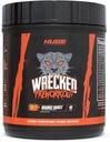 Huge Supplements Wrecked Pre-Workout, Advanced Formula, Boosts Energy, Focus, Pumps & Performance, 10g L-Citrulline, 6.4g Beta Alanine, 5g Tyrosine, 1g Alpha GPC, 375mg Fast-Acting Caffeine & More