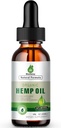 Hemp Oil Organic Premium - Maximum Strength - 100% Natural Hemp Drops Tincture - Hemp Oils with Vegan