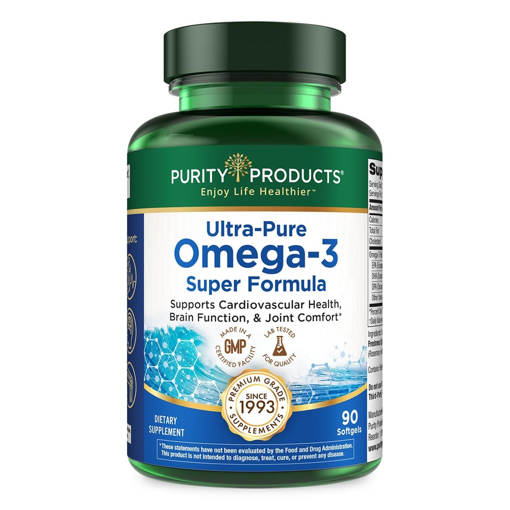 Purity Products - Ultra Pure Omega 3 Super Formula 90 Softgels