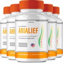 Arialief Capsules for Neuropathy, Arialief for Neuropathy, Arialief primepalm for Neuropathy & Sciatica, Arialief Primepalm Supplement Pills, Arialief Vitamin Reviews (5 Pack)