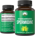 Spermidine Supplement Ultra High Strength Standardized to 99% Spermidine Trihydrochloride. More Potent Than Wheat Germ Extract. Vegan Capsules for Healthy Aging, Longevity. USA Tested Supplements