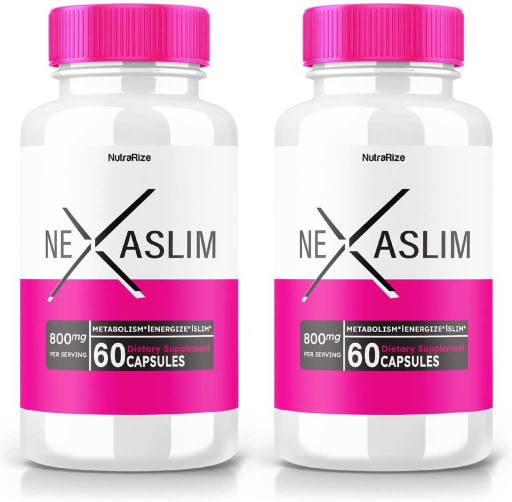 (2 Pack) Nexaslim Capsule, Nexaslim Metabolism Booster Formula, Dietary Supplement for Advanced Weight Loss, Maximum Strength All-Natural Pills for Targeting Belly Fat, Nexa Slim Review (120 Capsules)