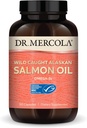 Dr. Mercola Wild Caught Alaskan Salmon Oil, 30 Servings (90 Capsules), Omega-3s, Dietary Supplement, Supports Healthy Brain & Cognitive Function, Non-GMO, MSC Certified