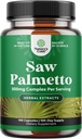 Extra Strength Saw Palmetto Extract - Advanced Herbal Complex for Hair Health and Urinary Support with Plant Sterols & Flavonoids - Potent Herbal Supplement with 500mg per Serving - 100 Capsules