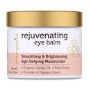 USDA Organic Eye Moisturizer Cream - Rejuvenating and Nourishing Age Defying Balm - Natural Ingredients for Sensitive Skin with Jojoba Oil, Argan Oil for Puffiness, Fine Lines Plus More