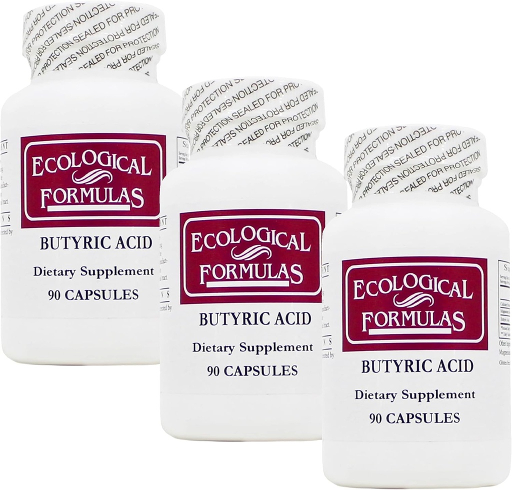 Ecological Formulas Calcium Magnesium Butyrate | Supports Gut Health |Digestion | Leaky Gut | 3-Pack
