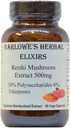 Barlowe's Herbal Elixirs Reishi Mushroom Extract Supplement | Red Reishi | Ganoderma Lucidum |30% Polysaccharides| 6% Triterpenes | 500mg | 60 Veggie Capsules