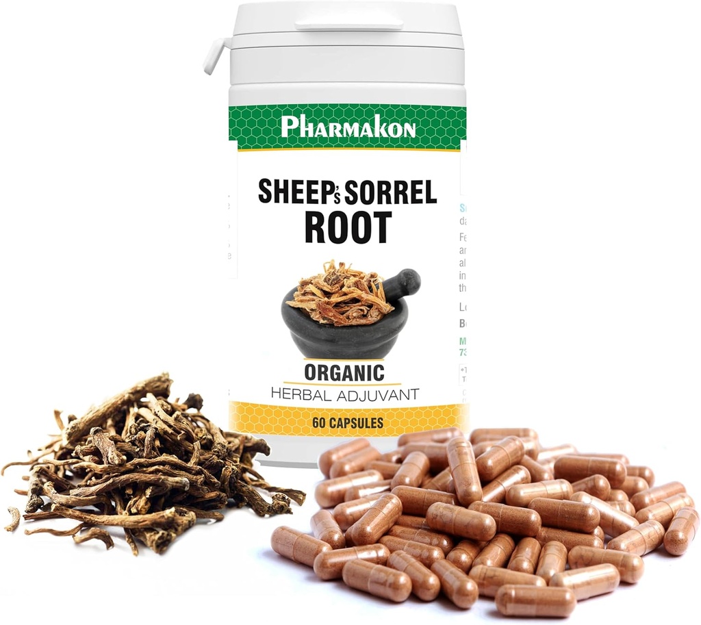 PHARMAKON Sheep Sorrel Root Extract, Very Potent, Contains Root Only, Made in Germany