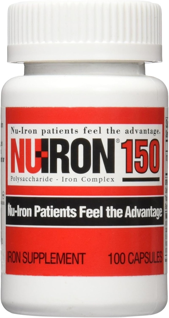 NU-Iron 150mg 100ct Caps