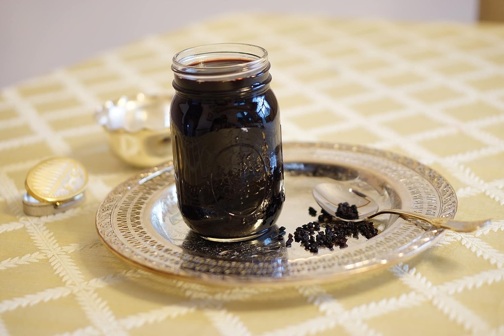 Original Organic Elderberry Syrup - Pure Natural - Immunity Boost - Herbal Supplement - Easy as Juice Loved by Kids and Adults - 32 oz