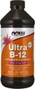 NOW Foods Supplements, Ultra B-12, Liquid, 800 mcg Folic Acid, Cellular Energy Production*, 16-Ounce