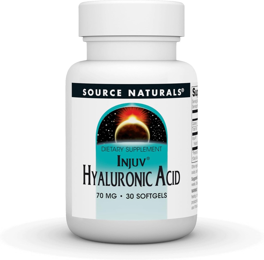 Source Naturals Hyaluronic Acid Injuv 70mg - 30 Softgels