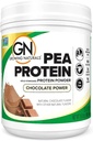 Growing Naturals Raw Pea Protein Powder, Vegan Plant Based Protein, BCAA, Low-Carb, Low-Sugar, Chocolate Power, 1 Pound (Pack of 1)