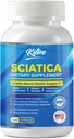 Sciatic Nerve Relief Supplement, Advanced Support Formula for Nerve Health, Alpha Lipoic Acid, Vitamin Complex, 120 Capsules, Made in USA
