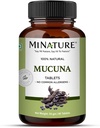 Mucuna Tablets by mi Nature| | Pure & Natural herb | Free from Chemical & Preservative| Plant Based Gluten Free |90 Tablet, 45 Days Supply 1000mg