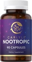 Carlyle Nootropic Supplement | 90 Capsules | with B12, Guarana & More | Non-GMO & Gluten Free