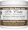 Dr. Cole’s Herbal Sitz Bath Soak – Organic Plant-Based Bath Salts for Comfort and Relaxation – Gentle, Natural Formula – (White)