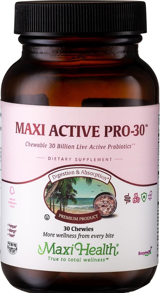 Maxi Active Pro-30™ Chewable Tablets Children Friendly Bubble Gum Flavor