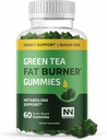 Nobi Nutrition Green Tea Fat Burner Gummies for Weight Loss | Metabolism Boost & Appetite Suppressant with Green Coffee Bean and Garcinia Cambogia | Pills to Burn Belly Fat for Women & Men
