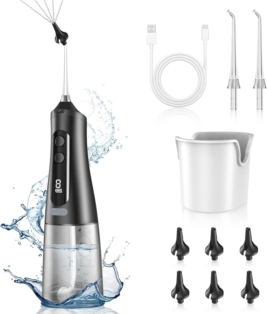 Ear Wax Removal, Electric Ear Cleaner, Ear Cleaning Kit with 4 Pressure Levels, Effective Ear Irrigation Kit with IPX7 Waterproof