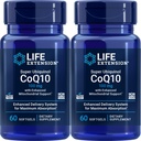 Life Extension Super Ubiquinol CoQ10 with Enhanced Mitochondrial Support 100 mg, 60 softgels (Pack of 2)