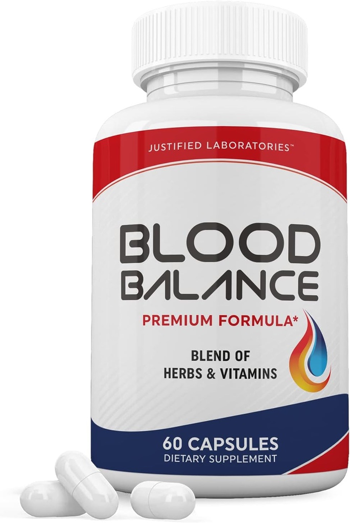 Blood Balance Advanced Formula 620MG Formula Supplement Pills 60 Capsules