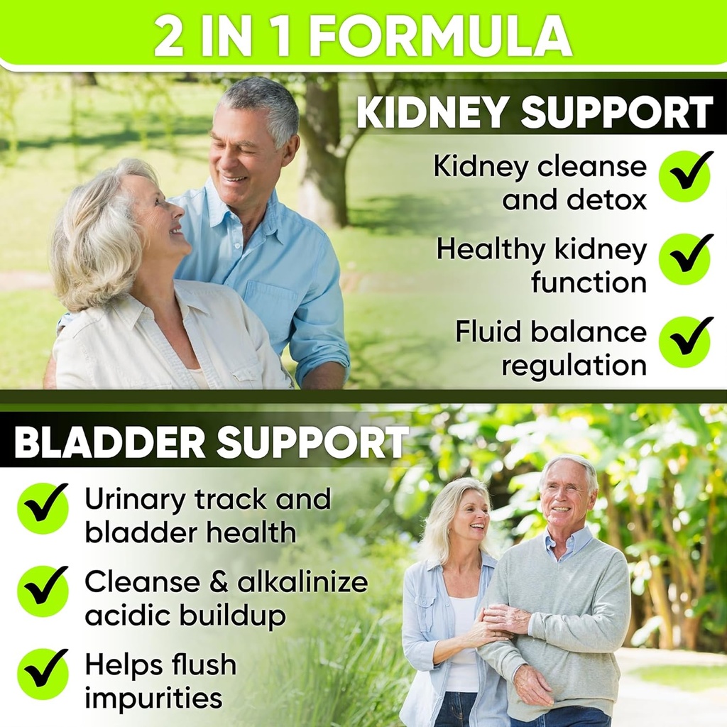NutraPro Kidney Cleanse Detox & Repair and Bladder Support- Kidney Support Supplement for Kidney Restore with Chanca Piedra,Cranberry, Juniper Berries for Detox and Bladder Health.60 Day Supply.