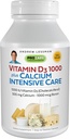 ANDREW LESSMAN Vitamin D3 1000 Plus Calcium Intensive Care 60 Capsules - Essential for Calcium Absorption, Supports Bone Health, Healthy Muscle Function. Gentle, Easy-to-Absorb. No Additives