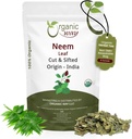Organic Way Neem Leaf Cut and sifted | Herbal Tea | Premium Neem Leaf | USDA Certified | Non GMO & Gluten Free | Origin - India (8 oz - 1/2 lbs)