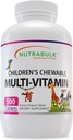 Children’s Chewable Multi-Vitamins - Promoting Kids' Overall Development - USA-Made, May Help to Support Immune, Bone, Brain & Overall Well Being- Vegan & Gluten Free - 500 Cherry Tablets