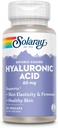 SOLARAY Hyaluronic Acid Triple Strength - Skin Elasticity and Firmness Support - Plus Vitamin C - Lab Verified, 60 Day Money-Back Guarantee, 30 Servings, 30 VegCaps