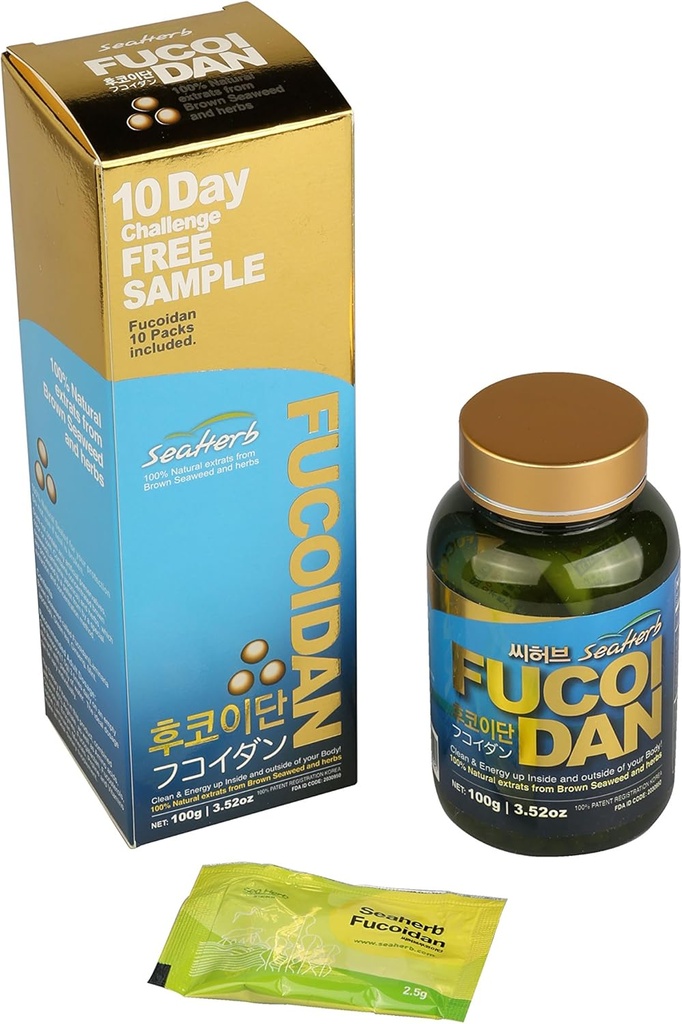 [Pill Type] 100% Natural Brown Seaweed Extract Fucoidan USFDA Passed (ID Code 2030950) (125g)