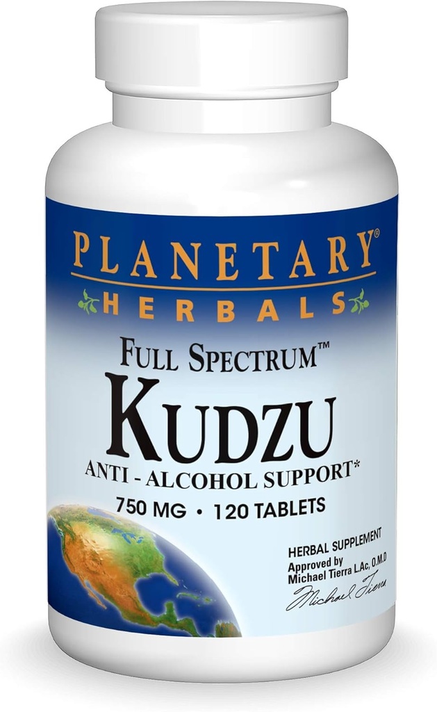 Planetary Herbals Full Spectrum Kudzu Tablets, 120 Count