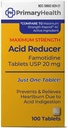 Maximum Strength Acid Reducer Famotidine 20mg Tablets, 100Count