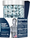 Height & Bone Support Supplement - Premium Height Growth Supplement for Kids & Teens with Calcium - Nutritional Support Bone Health Formula - Height Increase Essential Vitamins - 60 Caps
