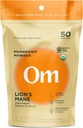 Om Lion’s Mane Mushroom Powder - Organic Mushroom Supplement and Nootropic - Support Memory, Focus and Nerve Health, 3.5 oz (50 Servings)​