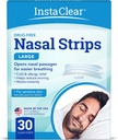 Nasal Breathing Strips, Clear Large 30 ct | Works Instantly, Nasal Congestion Relief, Stops Snoring, Cold & Allergy