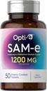 Carlyle SAM-e Supplement 1200mg | 50 Vegetarian Tablets | S-Adenosyl-Methionine Disulfate Tosylate | Non-GMO & Gluten Free | by Opti-e