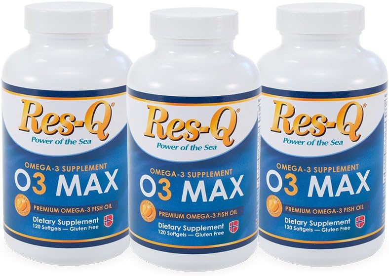 Res-Q O3 MAX Omega-3 Capsules (3 pk)